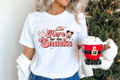 Here For The Snacks,Disney Valentine Shirt, Valentine Snacks Shirt