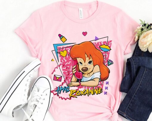 Retro 90s Max and Roxanne Valentine Couple Matching Shirt / A Goofy Movie T-shirt / Walt Disney World Tee