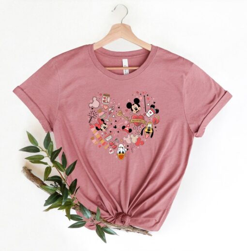 Disney Valentine's Day Shirt, Matching Valentines Shirt, Mickey & Minnie Friends Shirt, Disney Valentines Shirt, Valentines Gift.