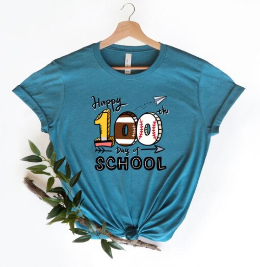 100 Days of School Shirt Happy 100 Day Of School , 100 Day Shirt, 100th Day Of School Celebration, Student Shirt School