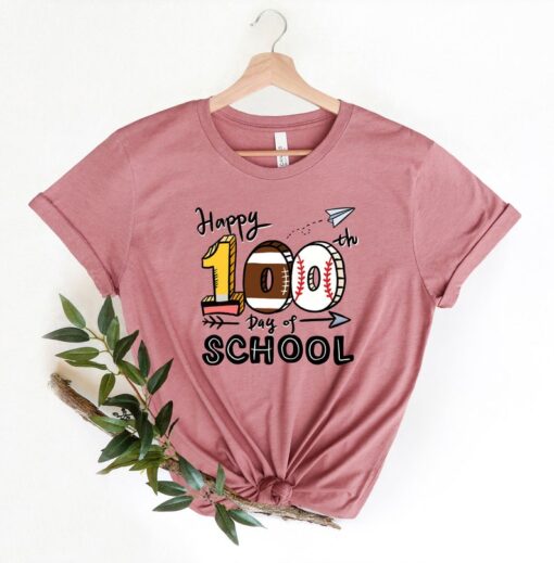 100 Days of School Shirt Happy 100 Day Of School , 100 Day Shirt, 100th Day Of School Celebration, Student Shirt School