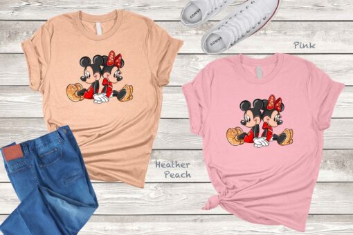 Valentine Mickey and Minnie Shirt, Disney Valentine Shirt, Valentine Shirt, Matching Shirt