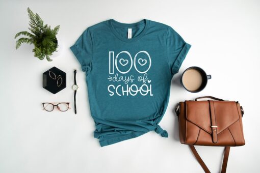 100 Days Of School Shirt, Teacher 100 Days Shirt, Gift For Teacher, Teacher Appreciation, 100 Days Smarter