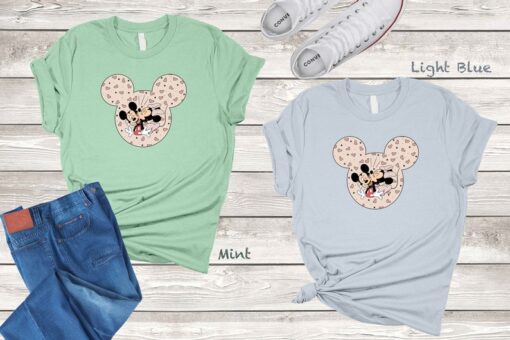 Disney Couple Shirts, Minnie Valentine Shirt, Mickey Valentine Shirt, Gift For Her, Valentine’s Day Disney Shirt, Gift For Him, Disney shirt