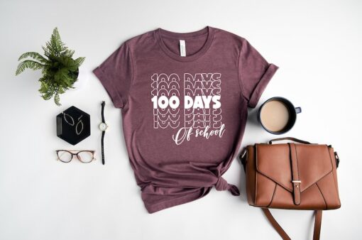 100 Days of School Shirt, 100th Day of School T-shirt, Teacher Appreciation Shirt, Back to School Tee