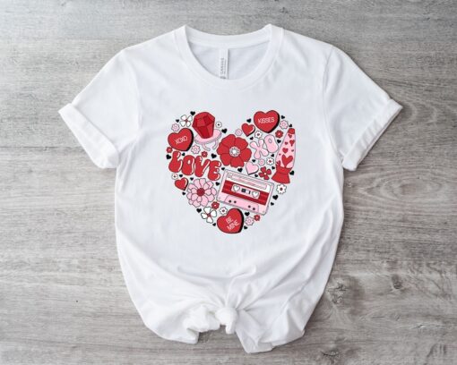 Heart Sweatshirt, Valentines Day Shirt Women, Valentine Sweatshirt for Women Valentines Day Gifts for Women Valentine Shirt