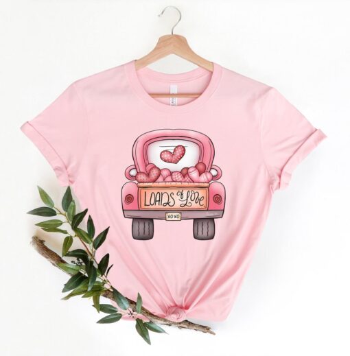 Loads Of Love Shirt, Valentines Day Truck Shirt, Truck Love Shirt, Valentines Day Shirt, Couple Matching Shirt, Valentines Day Gift