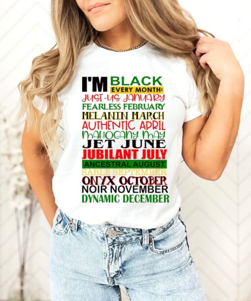 Black History Shirts, Black Lives Matter Shirts, Black History Months, Black History is Strong Shirt, BLM Shirt,Black History Month Shirts,