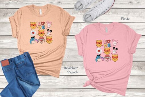 Happy Valentine’s Day Shirt, Winnie The Pooh Valentine Shirts, Valentine Shirt, Funny Valentine Shirt, Gift For Valentines