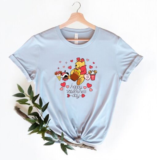 Winnie The Pooh Valentine shirt, Happy Valentines Day, Women's Valentine Shirt, Be Mine shirt, Disney Pooh Shirt, Valentines Day Shirt,