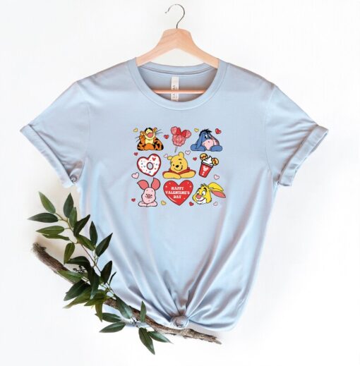 Disney Happy Valentine's Day Winnie the Pooh Friends Shirt, Pooh Friends Valentines Shirt, Disney Valentines Shirt, Valentines Gift.