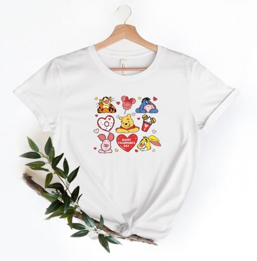 Disney Happy Valentine's Day Winnie the Pooh Friends Shirt, Pooh Friends Valentines Shirt, Disney Valentines Shirt, Valentines Gift.