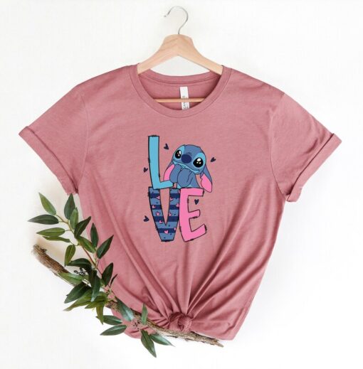 Stitch Love Valentines Shirt, Disney Valentine Shirt, Valentines Day Shirt, Stitch Love Shirt, Love Shirt, Valentine Gift Tee,