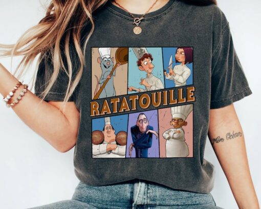 Disney Pixar Ratatouille Remi Mouse Little Chef Retro T-shirt