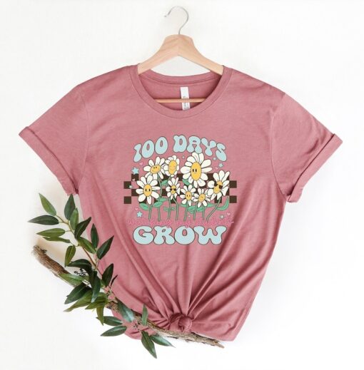 Watching My Students Grow Shirt, Teacher Shirts, 100th Day Of School Tee, Teacher Gifts, 100 Days of School T-shirt