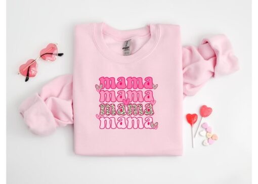 Mama Valentines Sweatshirt, Valentines Day Sweatshirt, Mama Sweater, New Mom Sweater, Mama Valentine Shirt, Mothers Day Gift, Mama Swetshirt