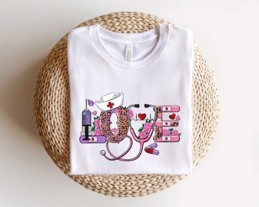 Nurse Love Shirt,Valentines Day Nurse Gift,Nurse Life,Valentines Day Women Shirt,Nurse Gift For Women,Cute Valentine's Day Tee,Gift For Her