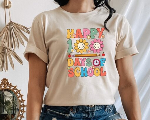 100 Days of School Shirt, 100 Day Shirt, 100th Day Of School Celebration, Student Shirt,Back to School Shirt