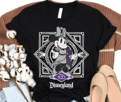 Cute Minnie Mouse Disney 100 Shirt, Disney 100 Years Of Wonder Tee, Walt Disney T-shirt, Disneyland 2023 Trip 100th Anniversary