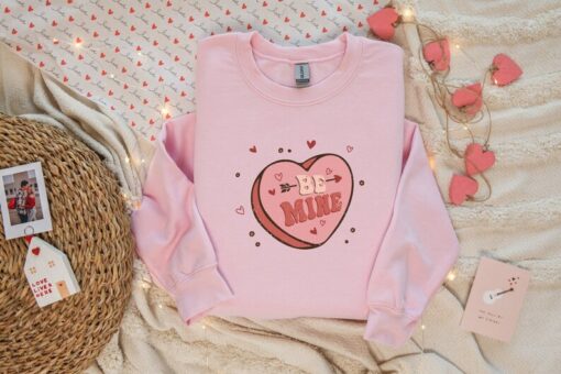 Be Mine Sweatshirt, Cute Sweatshirt, Valentine Shirt, Couple Sweater, Sweatshirt For Woman, Gift For Wife