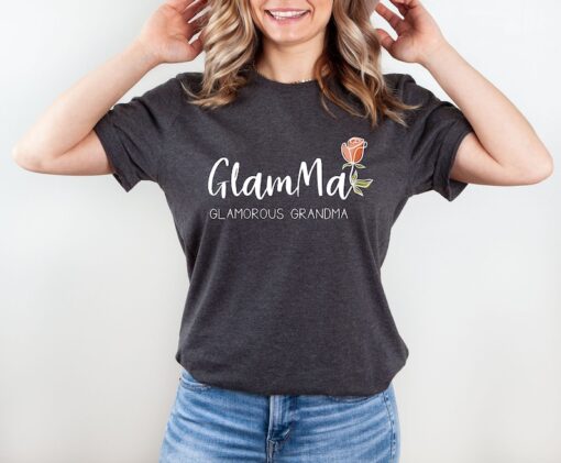 Grandma Shirt, Glamma Glamorous Grandma Shirt, Mom Sweatshirt, Gift For Grandma, Mom Shirt, Grandma Sweatshirt