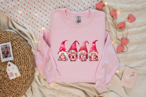 Gnome Sweatshirt, Love Shirt, Funny Valentine Sweatshirt, Couple Matching, Cute Gnome, Valentines Day Shirt, Gift For Valentine