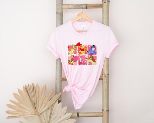 Retro Disney Winnie the Pooh Valentines Shirt,Winnie the Pooh Valentines Shirt, Pooh Bear Valentine Shirt, Valentines Gift.