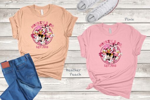 Disney Mickey & Co Valentine Comfort Colors® Shirt, Mickey and Friends Valentine Shirt, Disneyland Valentine Shirt, Disney World Shirt