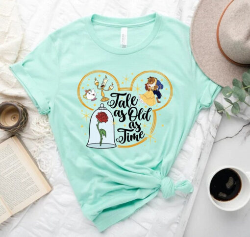 Disney Tale As Old As Time Comfort Colors® Shirt, Beauty and The Beast Shirt, Disney Princess Shirt, Disneyworld Shirt