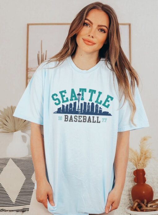 Comfort Colors Seattle Baseball Shirt Seattle Tee Game Day Apparel Unisex Tee