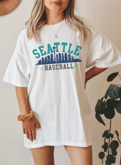 Comfort Colors Seattle Baseball Shirt Seattle Tee Game Day Apparel Unisex Tee