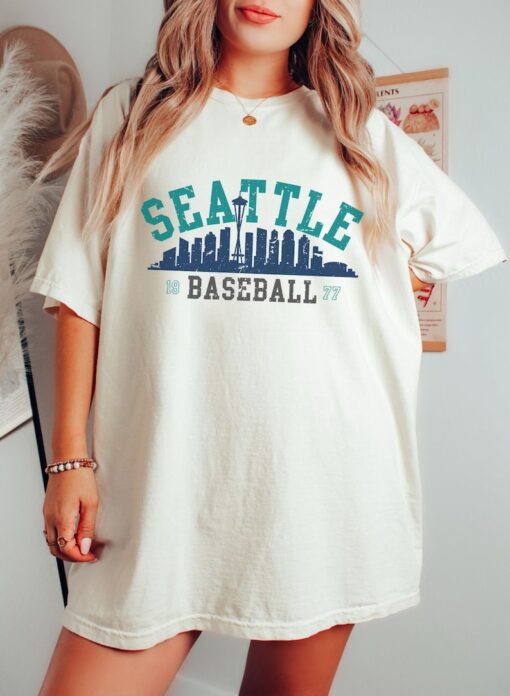 Comfort Colors Seattle Baseball Shirt Seattle Tee Game Day Apparel Unisex Tee