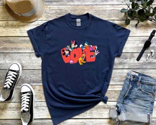 Cute Disney Shirt, Disney Valentine Shirt, Mickey Minnie Valentine Shirt, Disney Lovers Shirt, Disney Valentine Shirt, Disney Love Shirt