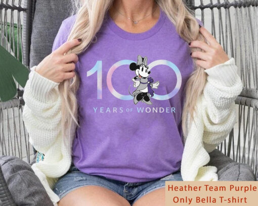 Mickey and Minnie Disney 100 Couple Matching Shirt, Disney 100 Years Of Wonder Tee, Disneyland 100th Anniversary Shirt