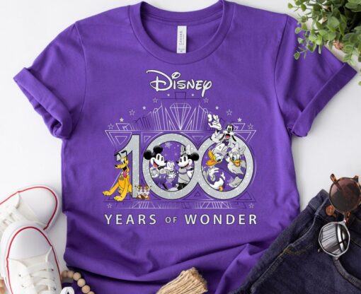 Disney 100th Anniversary Shirt, Disney 100th Shirt, Magic Kingdom Shirt, Disney World Shirt, Disney 100th Celebration