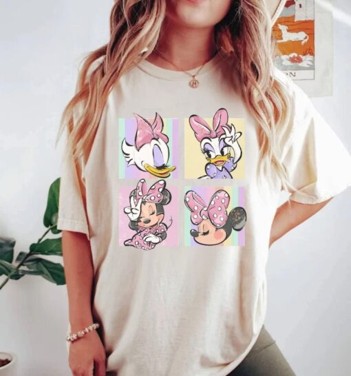 Disney Minnie Daisy Comfort Colors® Shirt, Disney Girls Shirt, Disney Besties Shirt, Disneyworld Shirt, Disney Womens Shirt