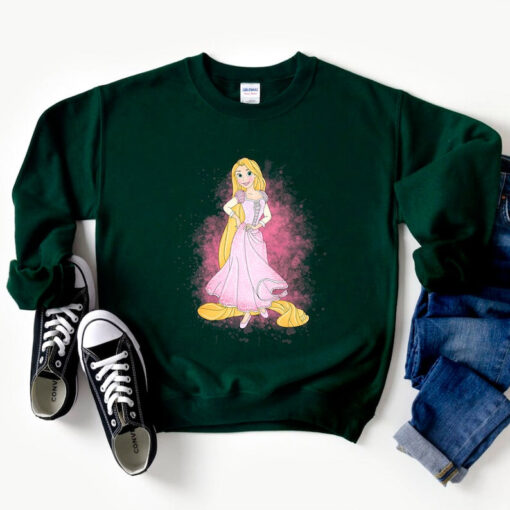 Disney Tangled Rapunzel Sweatshirt - Princess Rapunzel Sweatshirt - Disney Princess Family Trip Unisex T-Shirt Sweatshirt