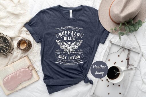 Buffalo Bill's Body Lotion Shirt, Silence of the Lambs Gothic Horror Moth T-Shirt ,Horror Shirt, Halloween Party