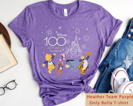 Winnie The Pooh Friends Disney 100 Years Of Wonder Shirt / Disney 100th Anniversary T-shirt / Disney Platinum Celebration