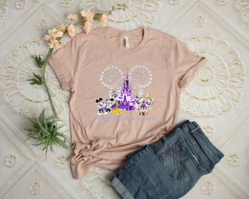 Disney 100th Anniversary Shirt, Disney100 Years Of Wonder Shirt, Disney Magic Castle Shirt, Family Matching Tee