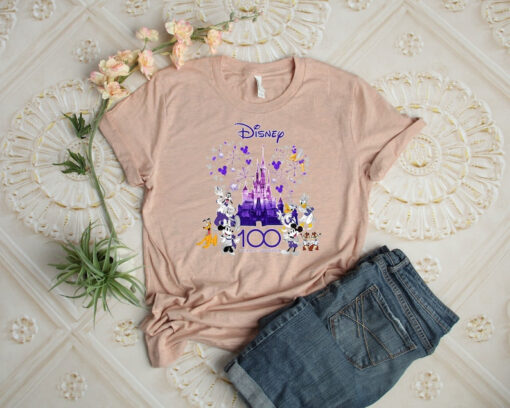 Disney 100 Years Of Wonder Shirt, Disney 100th Anniversary Shirt, Disney Magic Castle Shirt, Disney Family Matching