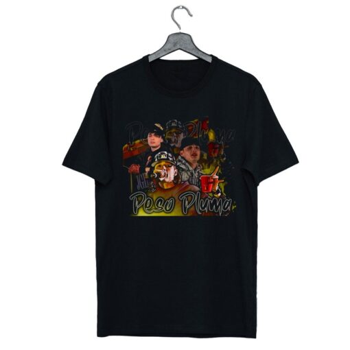 Peso Pluma - T-Shirt - Black - Vintage - Conciertos - 2023 - La Banda - Grupera - Mexicana - Mexico - Regional - Ship