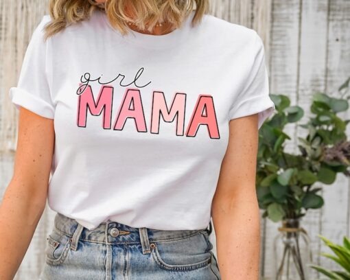 Girl Mama Crewneck Shirt, Girl Mama Shirts, Gifts for Moms, Baby Shower Gift, Shirt for New Moms, Girl Mom Shirt, Mothers Day Shirt, Mom Day