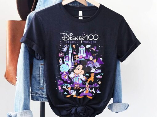 Disney 100 Years Of Wonder Mickey and Friends Shirt / Disney Platinum Celebration T-shirt / Disney 100th Anniversary