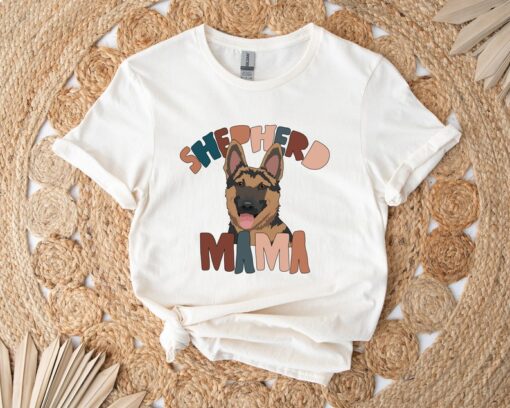 Brown Shepherd Mama Shirt, Brown Shepherd shirt, Shepherd Mom, Shepherd dog Gifts, Shepherd Tee, Dog Mama Gifts