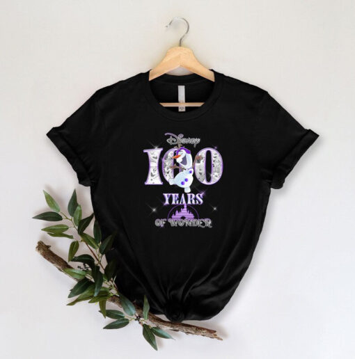 Disney Frozen Olaf Shirt, Disney 100 Years of Wonder Shirt, Disney Trip 2023 Shirt, 100th Disney Anniversary Shirt