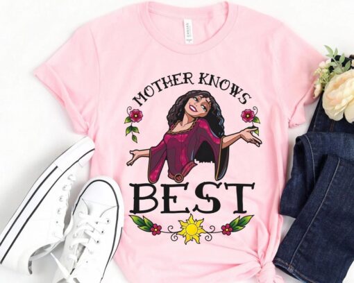 Disney Mother Gothel Mother Knows Best Tattoo Art Style Shirt / Disney Mother's Day T-shirt / Mommy And Me Matching Tee