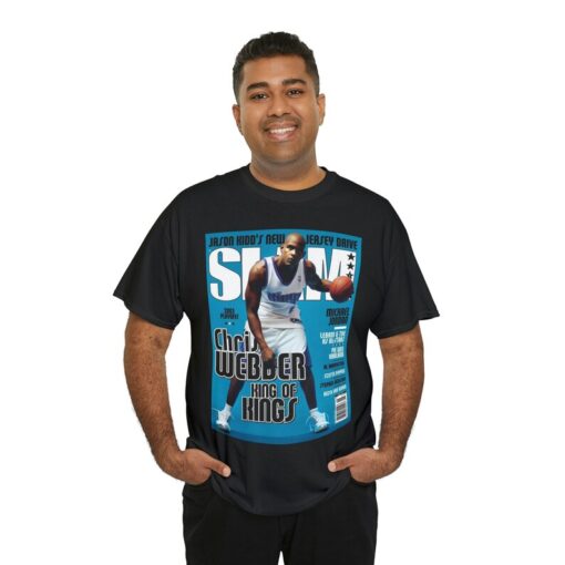 Chris Webber Sacramento Kings NBA Slam Cover Tee