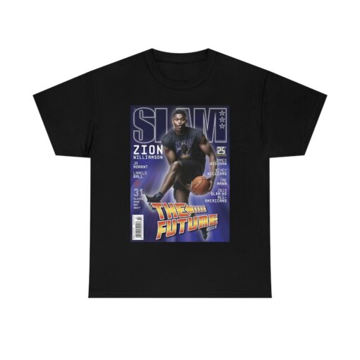 Zion Williamson New Orleans Pelicans NBA Slam Cover Tee Shirt