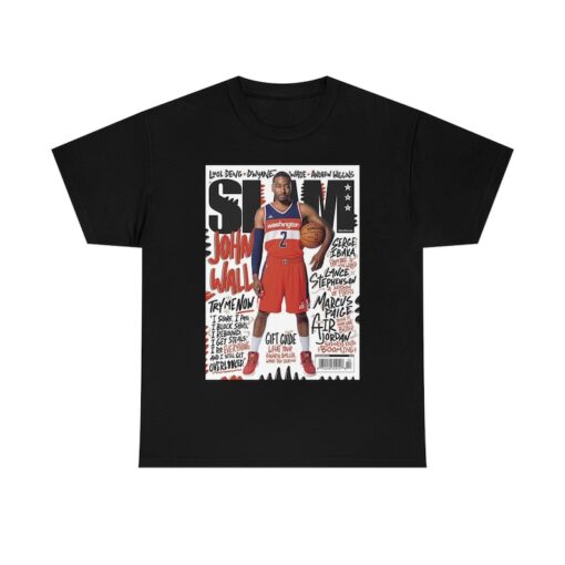 John Wall Washington Wizards NBA SLAM Cover Tee Shirt